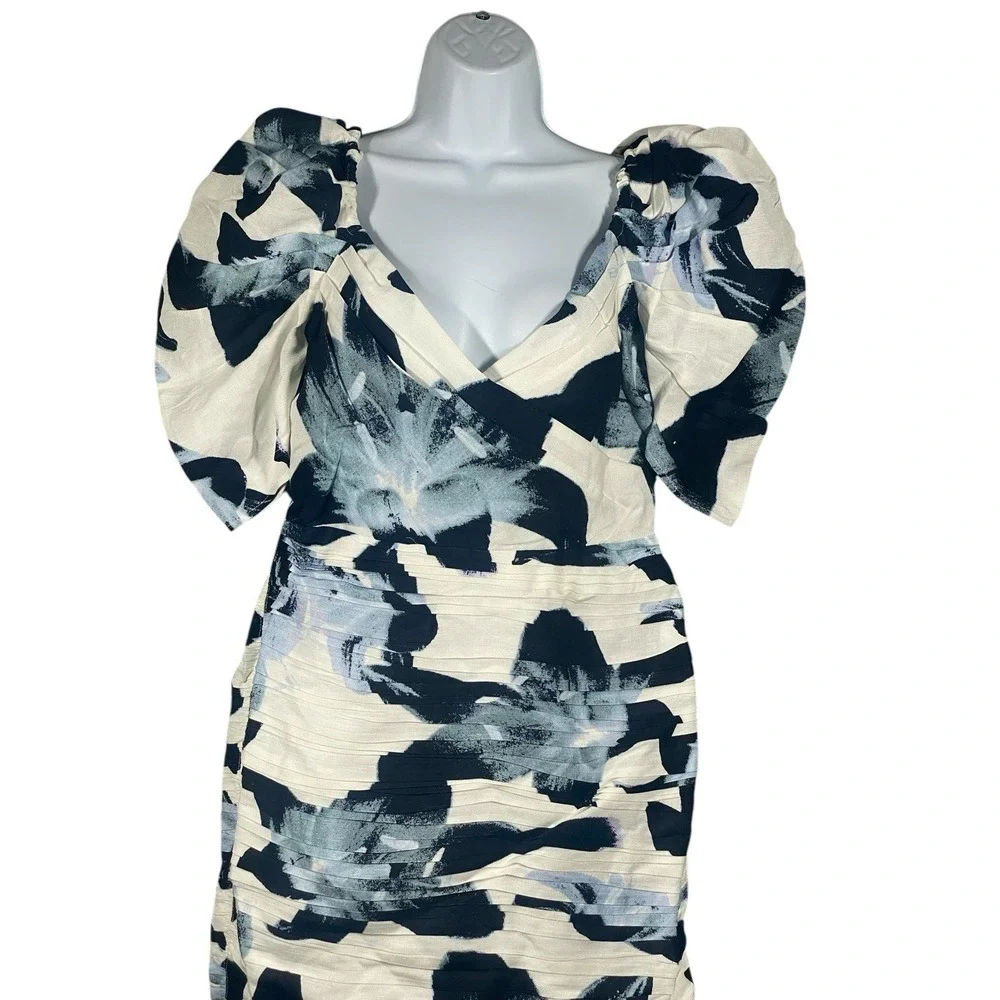 CMEO COLLECTIVE Ambient New Direction Dress in Black Botanic Women's Size Medium
